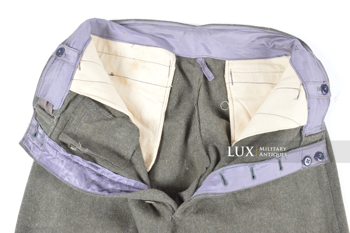 Rare Luftwaffe assault gunners combat service trousers, « LBA44 » - photo 26