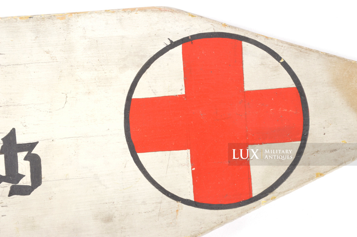 German troop medical first aid station sign, « Dr. Blume » - photo 9