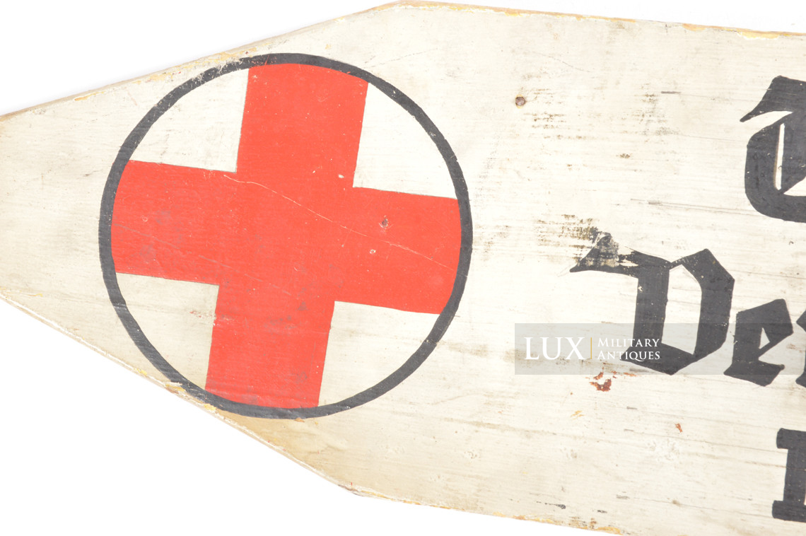 German troop medical first aid station sign, « Dr. Blume » - photo 14