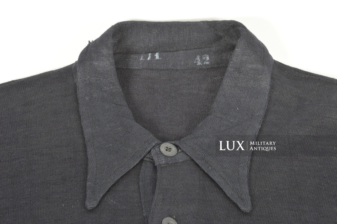 Très rare chemise réglementaire Heer / Waffen-SS , « Panzer » - photo 7