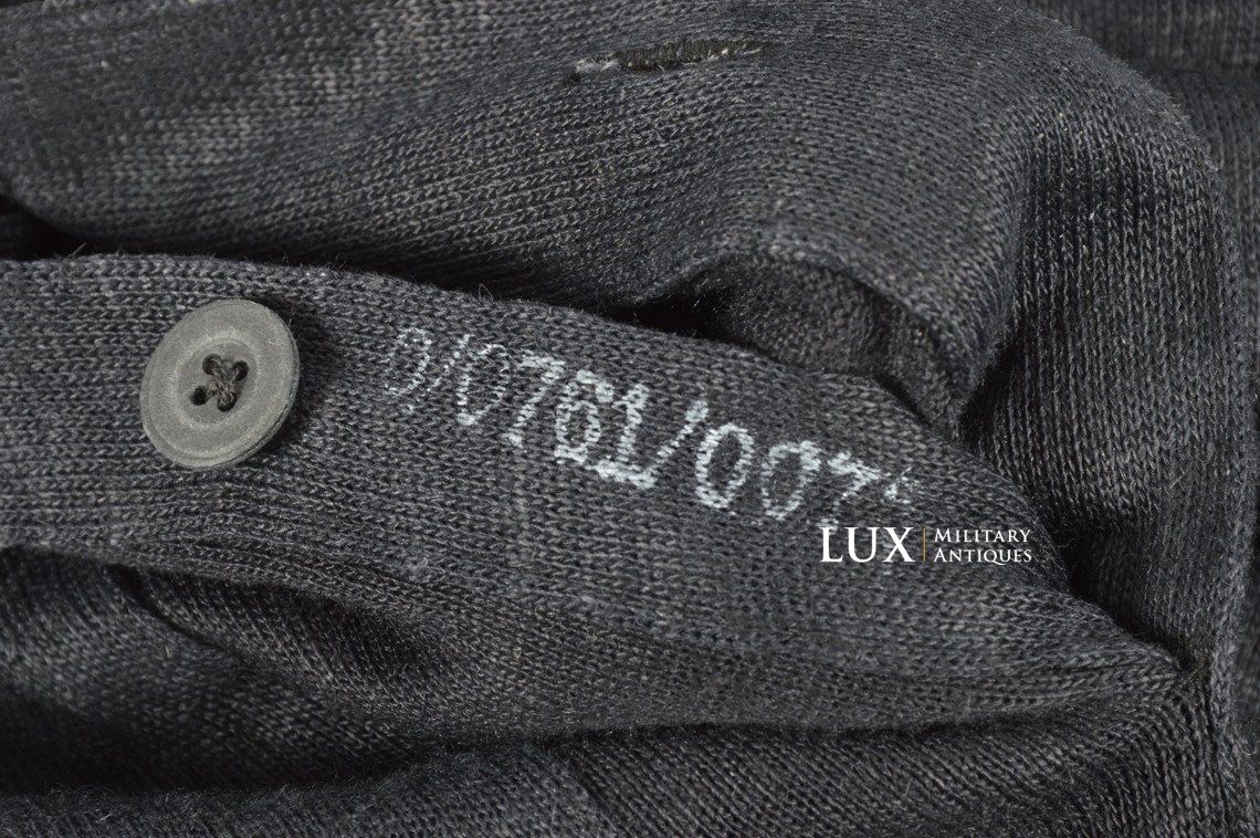 Très rare chemise réglementaire Heer / Waffen-SS , « Panzer » - photo 14