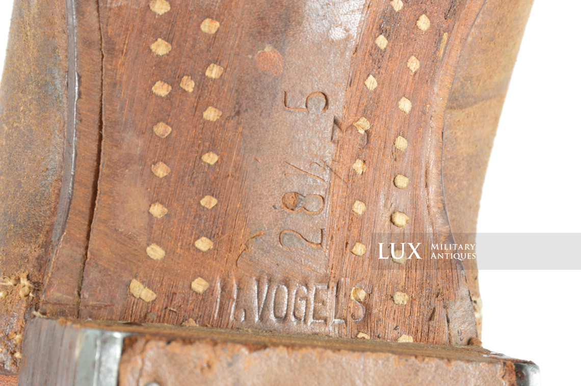 Bottes allemandes fin de guerre pour la troupe, « H.Vogels » - photo 21