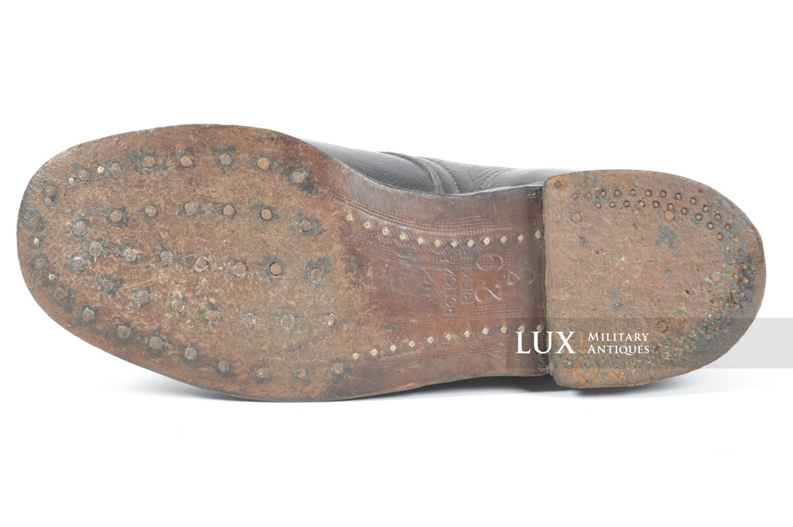 Bottes de saut de parachutiste allemand fin de guerre, « Policky-Rieker » - photo 18