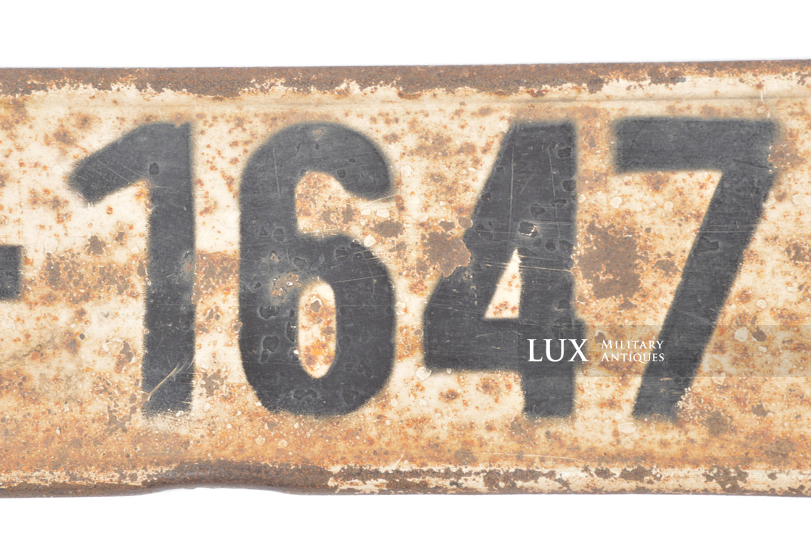 Rare plaque d’immatriculation allemande d’une « VW 166 Schwimmwagen » - photo 14