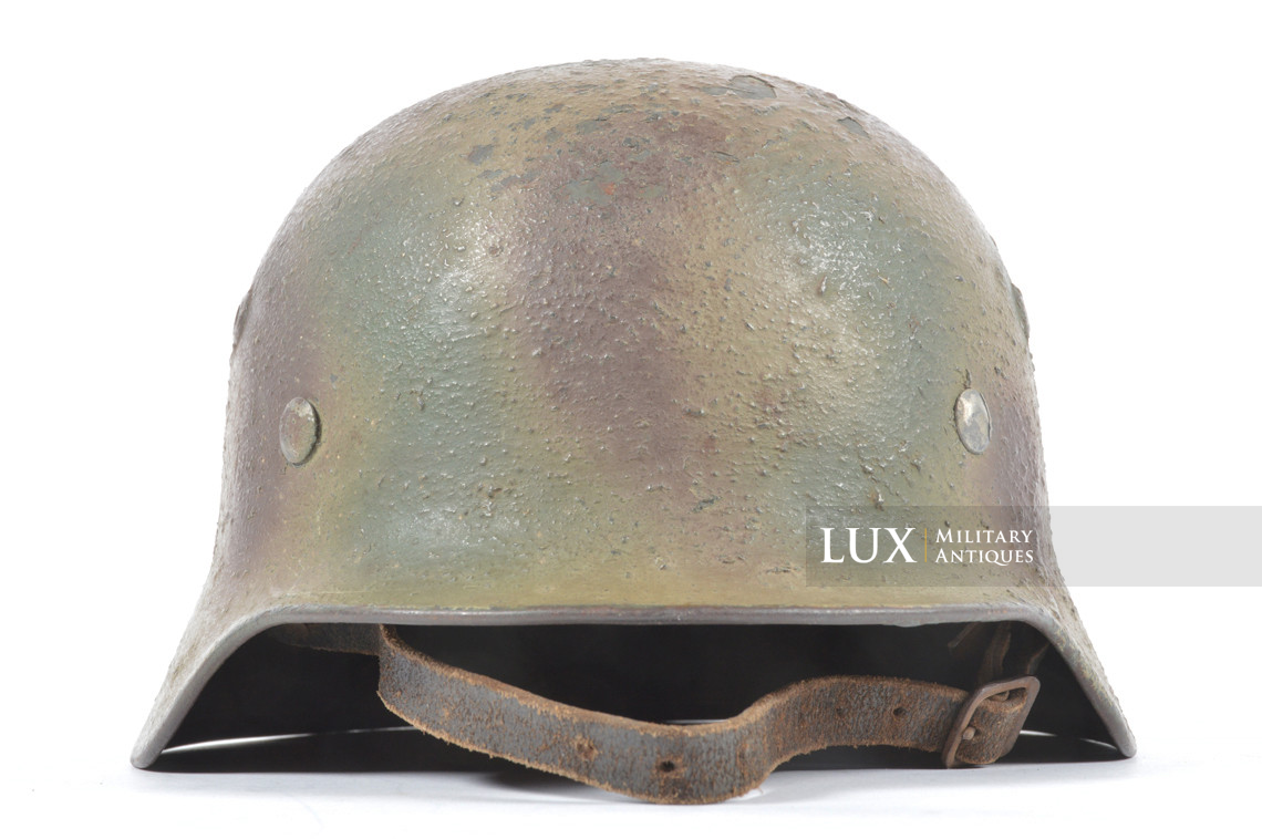 M35 Heer three tone sawdust textured camouflage combat helmet, « Normandy » - photo 9