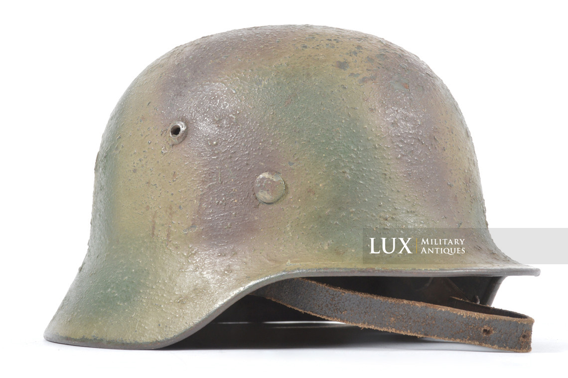 M35 Heer three tone sawdust textured camouflage combat helmet, « Normandy » - photo 10