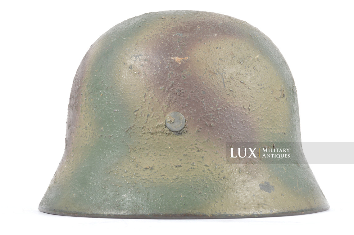 M35 Heer three tone sawdust textured camouflage combat helmet, « Normandy » - photo 13