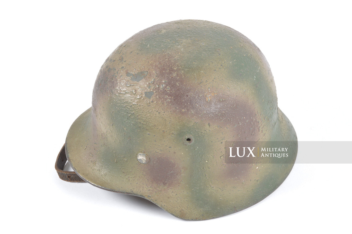 M35 Heer three tone sawdust textured camouflage combat helmet, « Normandy » - photo 15