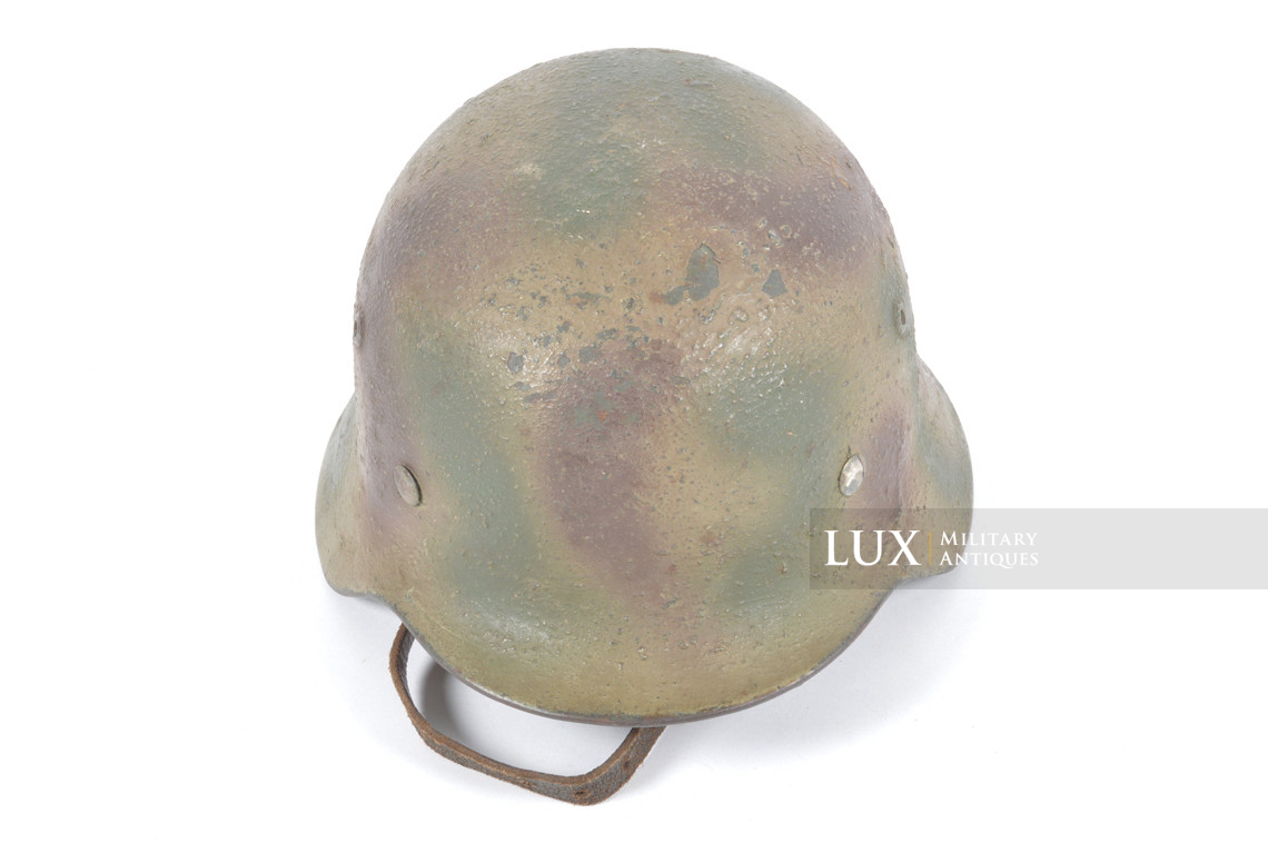 M35 Heer three tone sawdust textured camouflage combat helmet, « Normandy » - photo 16