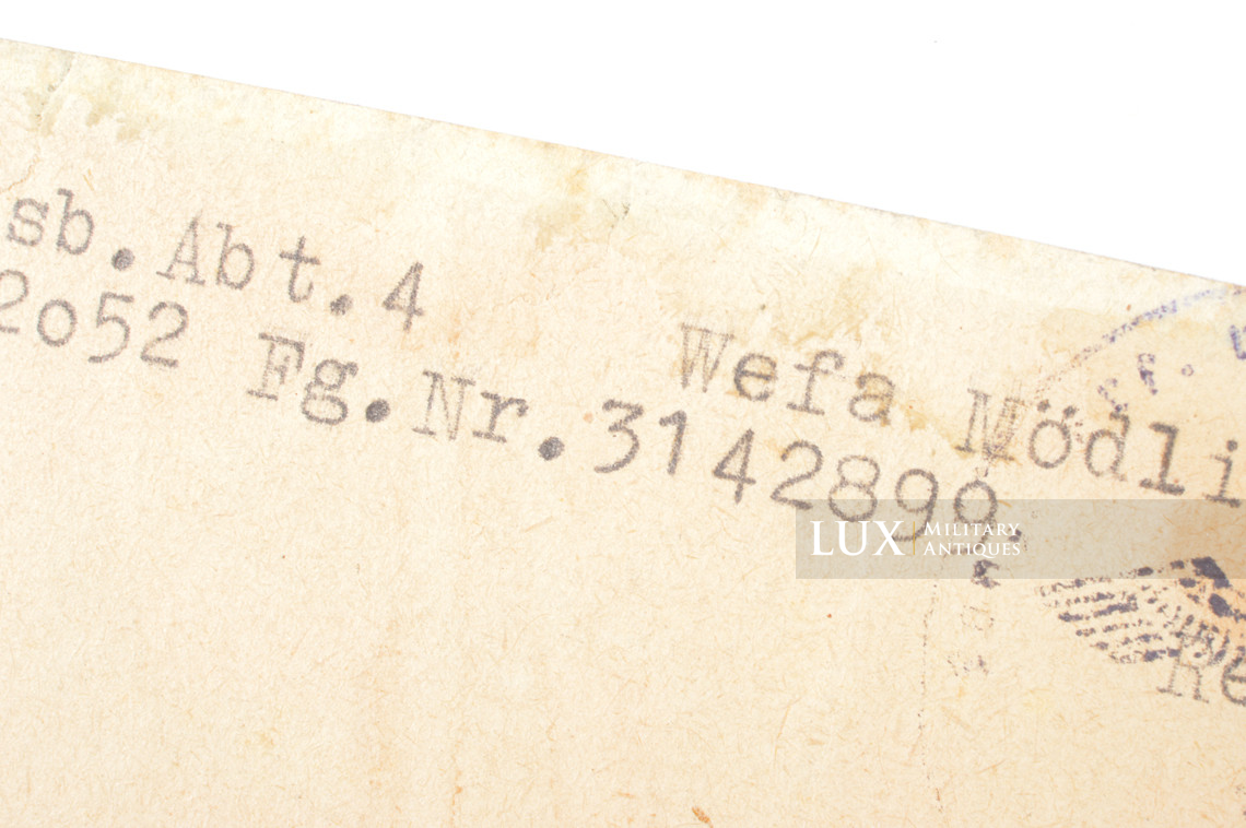 Vignette d'immatriculation d’un véhicule allemand, « WEFA » - photo 13
