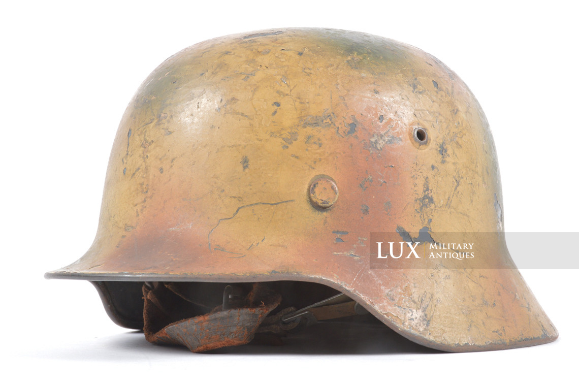 Casque allemand M35 Luftwaffe camouflé trois tons, « Normandie » - photo 7