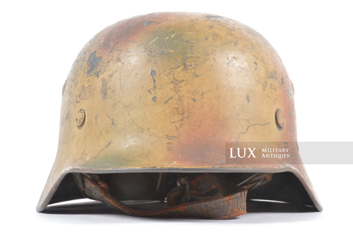 Casque allemand M35 Luftwaffe camouflé trois tons, « Normandie » - photo 8