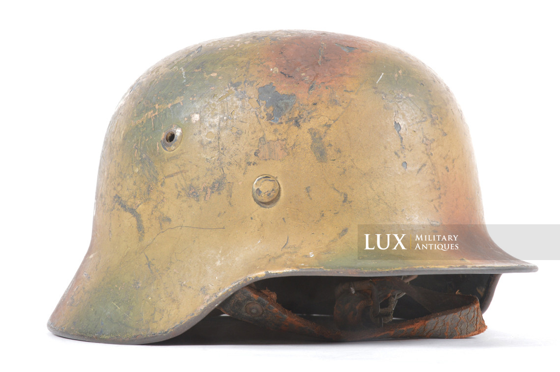 Casque allemand M35 Luftwaffe camouflé trois tons, « Normandie » - photo 9