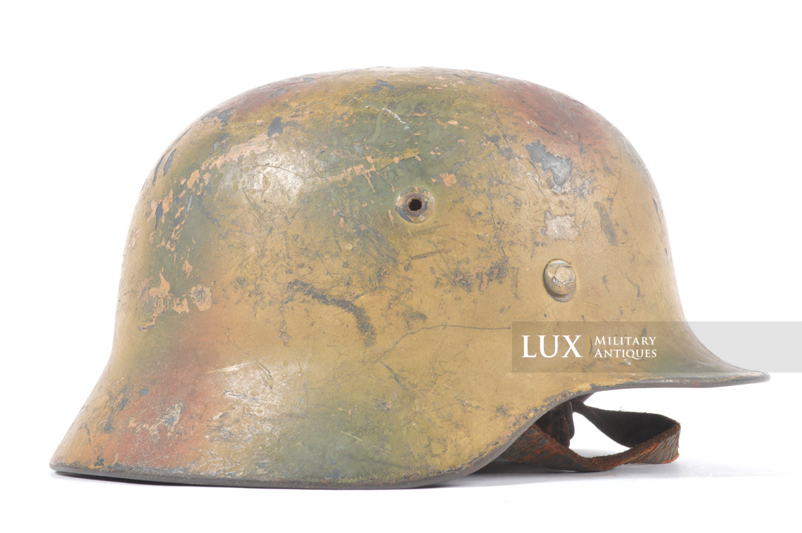Casque allemand M35 Luftwaffe camouflé trois tons, « Normandie » - photo 10