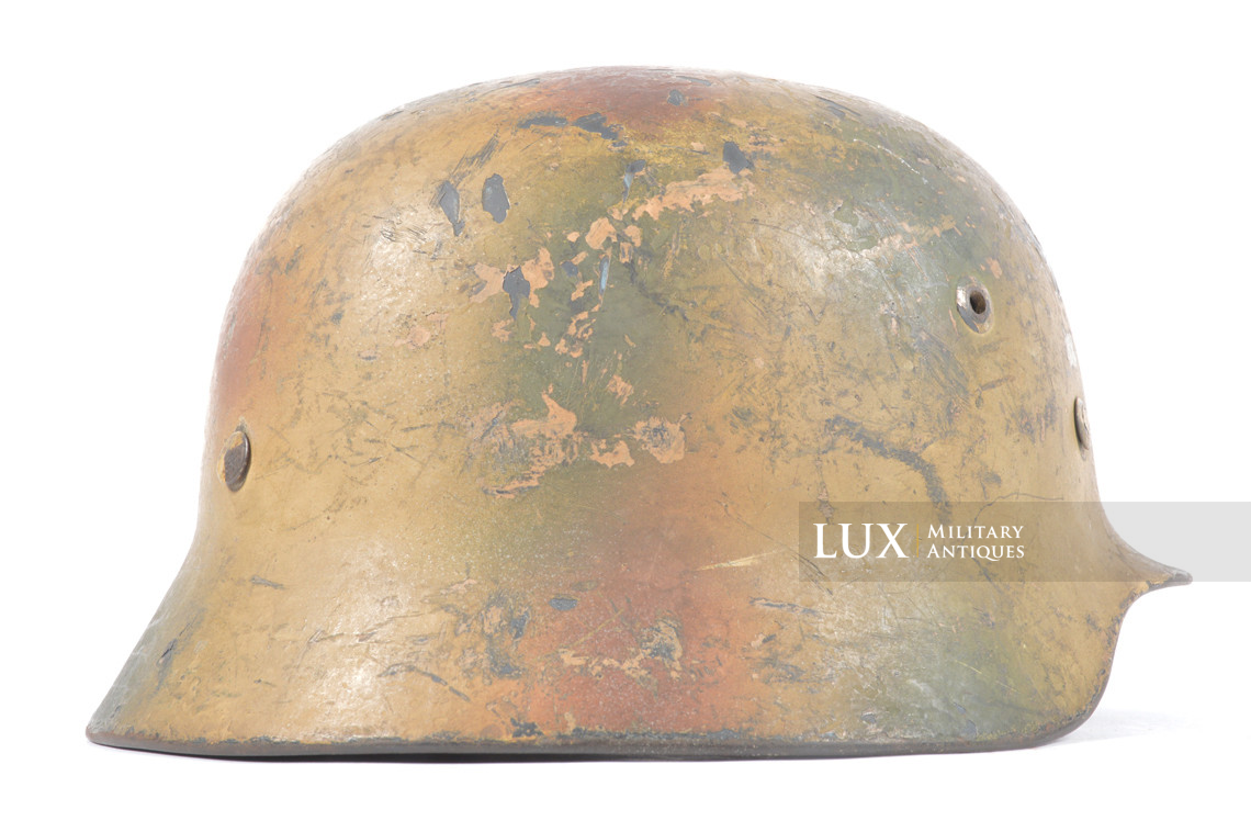 Casque allemand M35 Luftwaffe camouflé trois tons, « Normandie » - photo 11