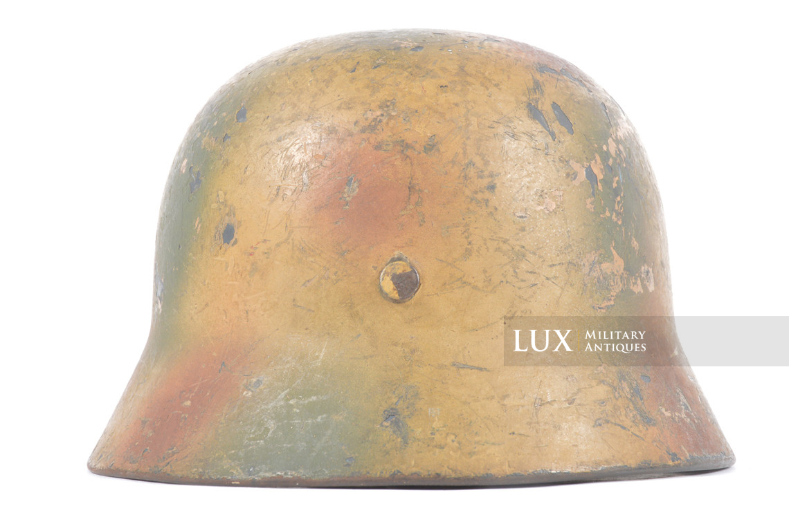 Casque allemand M35 Luftwaffe camouflé trois tons, « Normandie » - photo 12