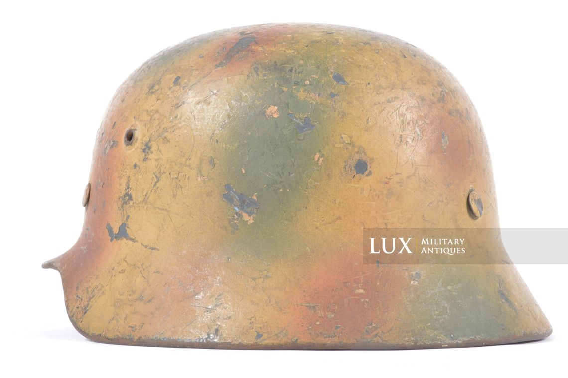 Casque allemand M35 Luftwaffe camouflé trois tons, « Normandie » - photo 13