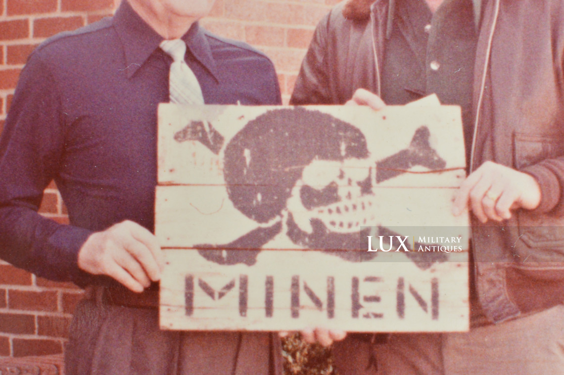 Mine warning sign, « Normandy / D-Day / Omaha Beach » - photo 31
