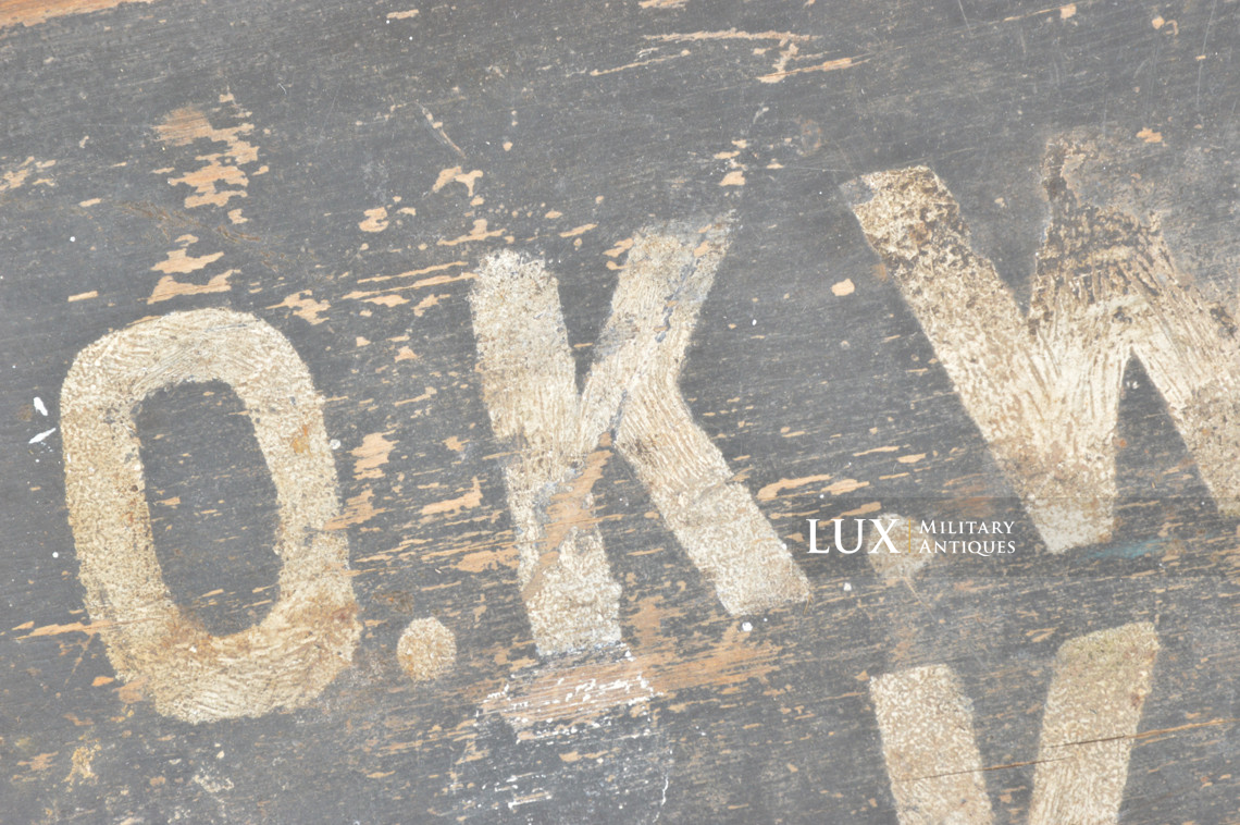 Caisse allemande de rangement, « O.K.W. Trsp. Kol » - photo 9