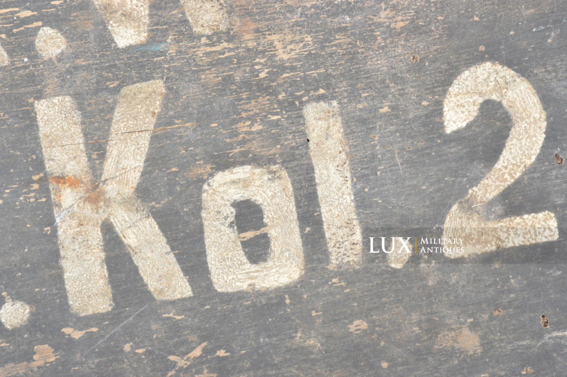 Caisse allemande de rangement, « O.K.W. Trsp. Kol » - photo 11