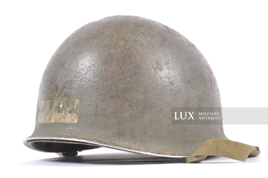 USM1 4th Infantry Division fixed bale camouflaged combat helmet, « IVY DIVISION » - photo 12