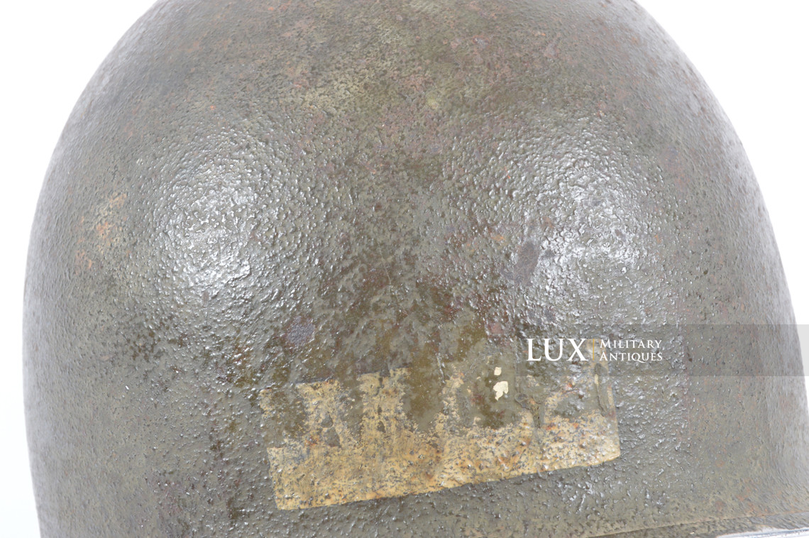 USM1 4th Infantry Division fixed bale camouflaged combat helmet, « IVY DIVISION » - photo 33