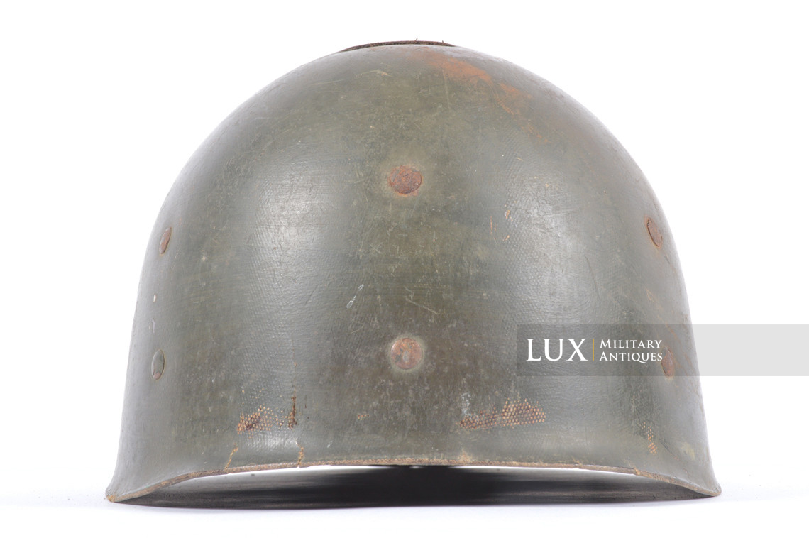 USM1 4th Infantry Division fixed bale camouflaged combat helmet, « IVY DIVISION » - photo 73