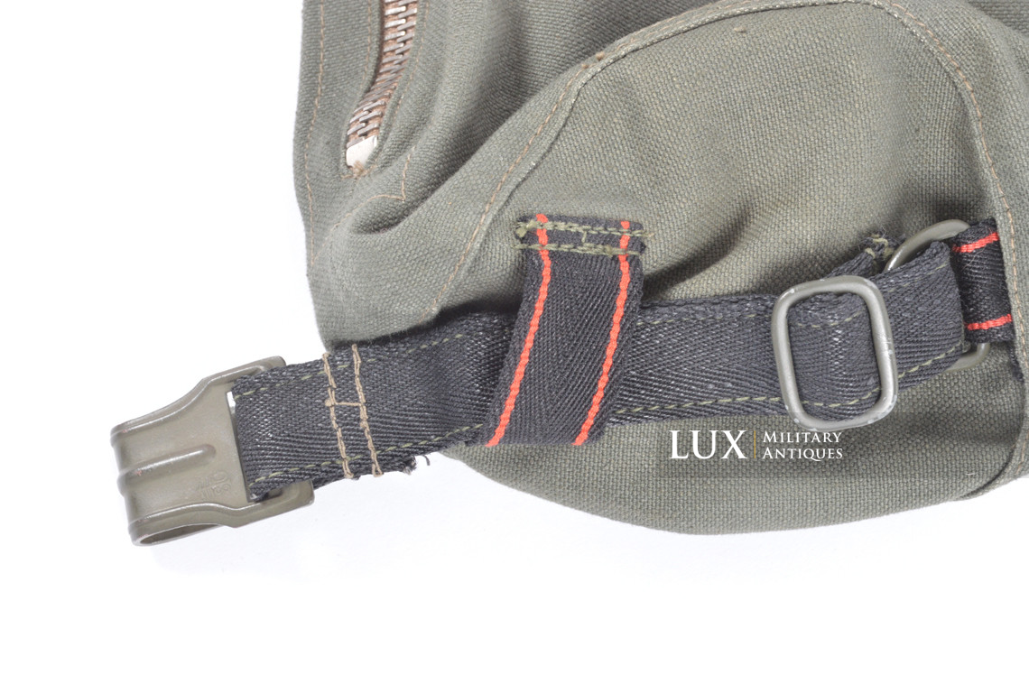 Earliest German paratrooper gas mask carry bag, « Auer » - photo 9