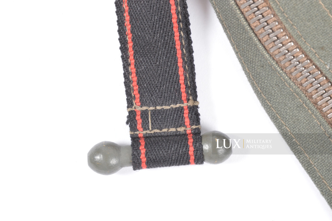 Earliest German paratrooper gas mask carry bag, « Auer » - photo 13