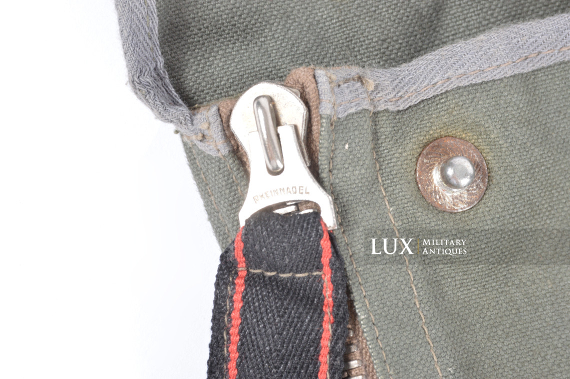 Earliest German paratrooper gas mask carry bag, « Auer » - photo 19