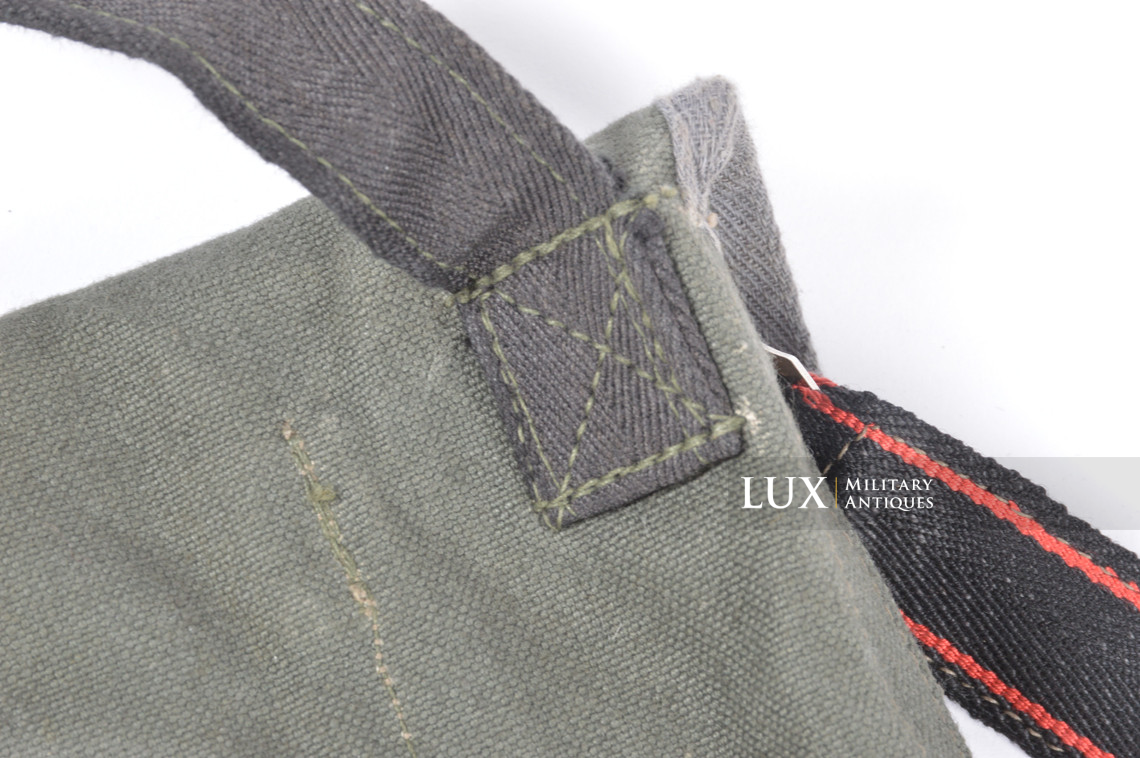 Earliest German paratrooper gas mask carry bag, « Auer » - photo 22