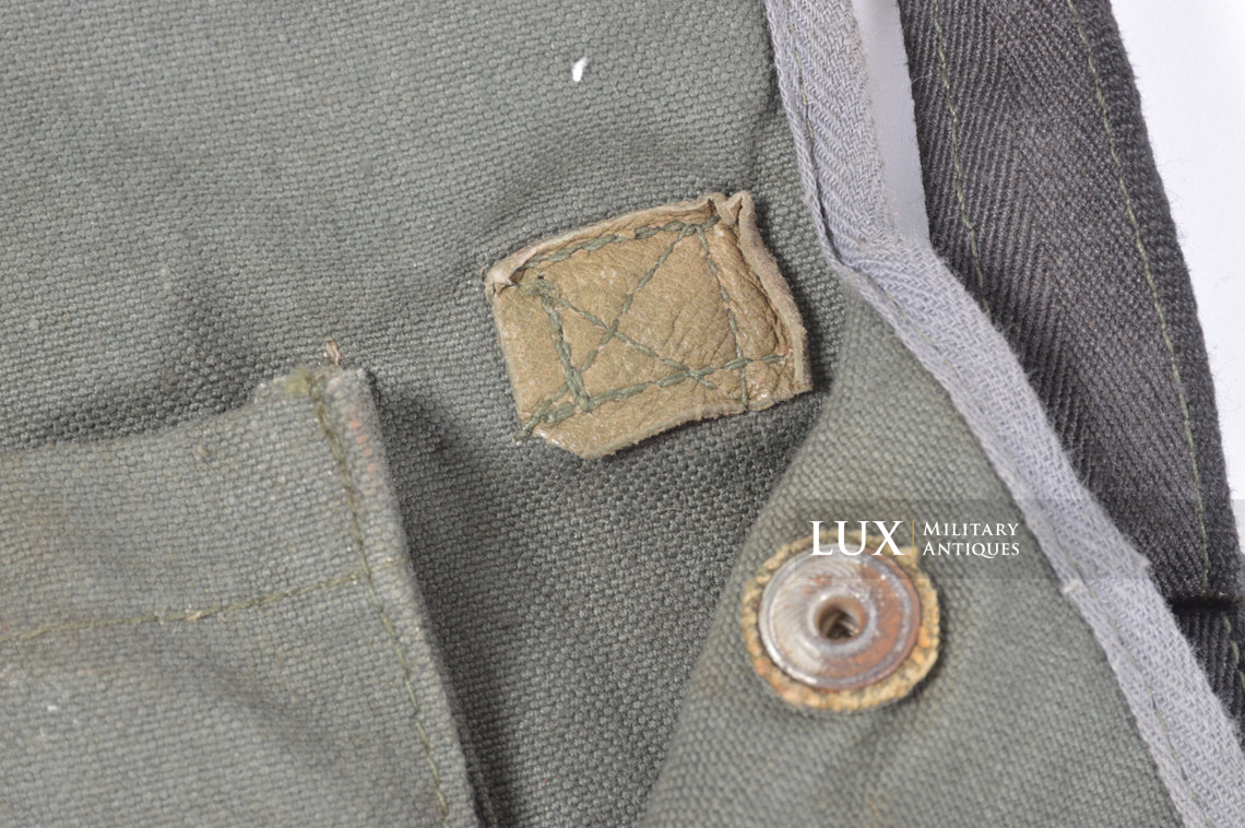 Earliest German paratrooper gas mask carry bag, « Auer » - photo 28