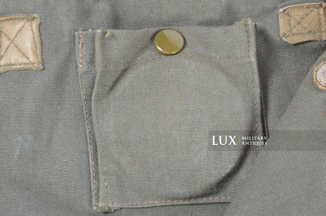 Earliest German paratrooper gas mask carry bag, « Auer » - photo 29