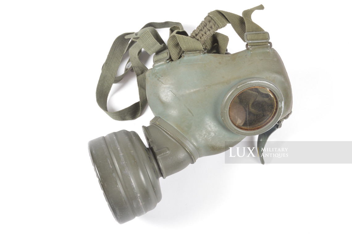 Earliest German paratrooper gas mask carry bag, « Auer » - photo 36