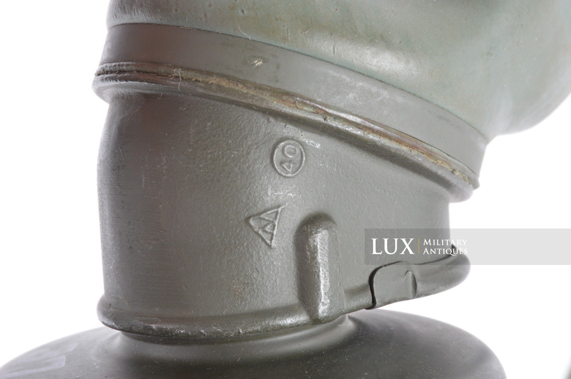 Earliest German paratrooper gas mask carry bag, « Auer » - photo 40