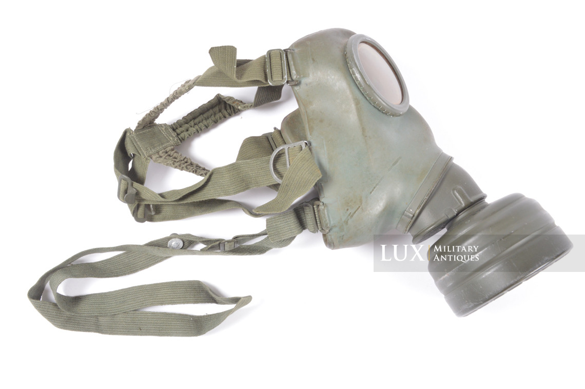 Earliest German paratrooper gas mask carry bag, « Auer » - photo 42