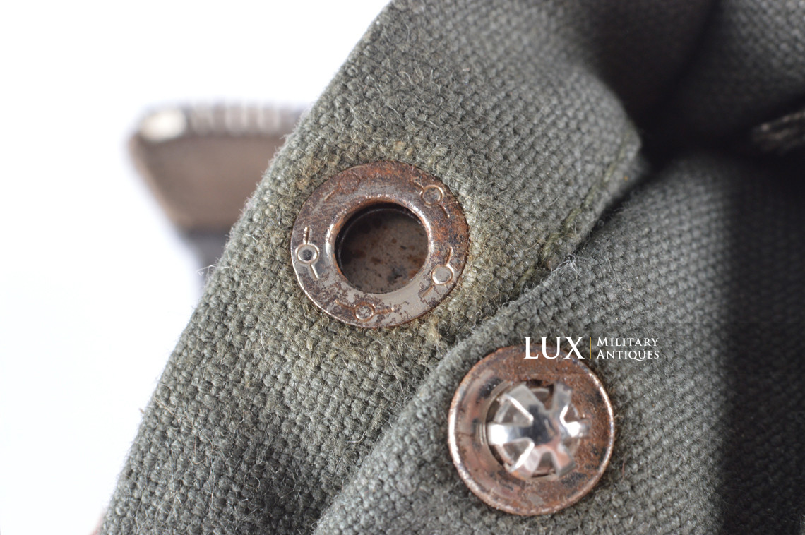 Earliest German paratrooper gas mask carry bag, « Auer » - photo 30