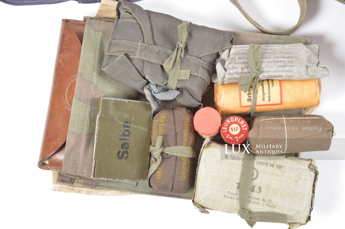 Rare sacoche médicale de parachutiste allemand - photo 29
