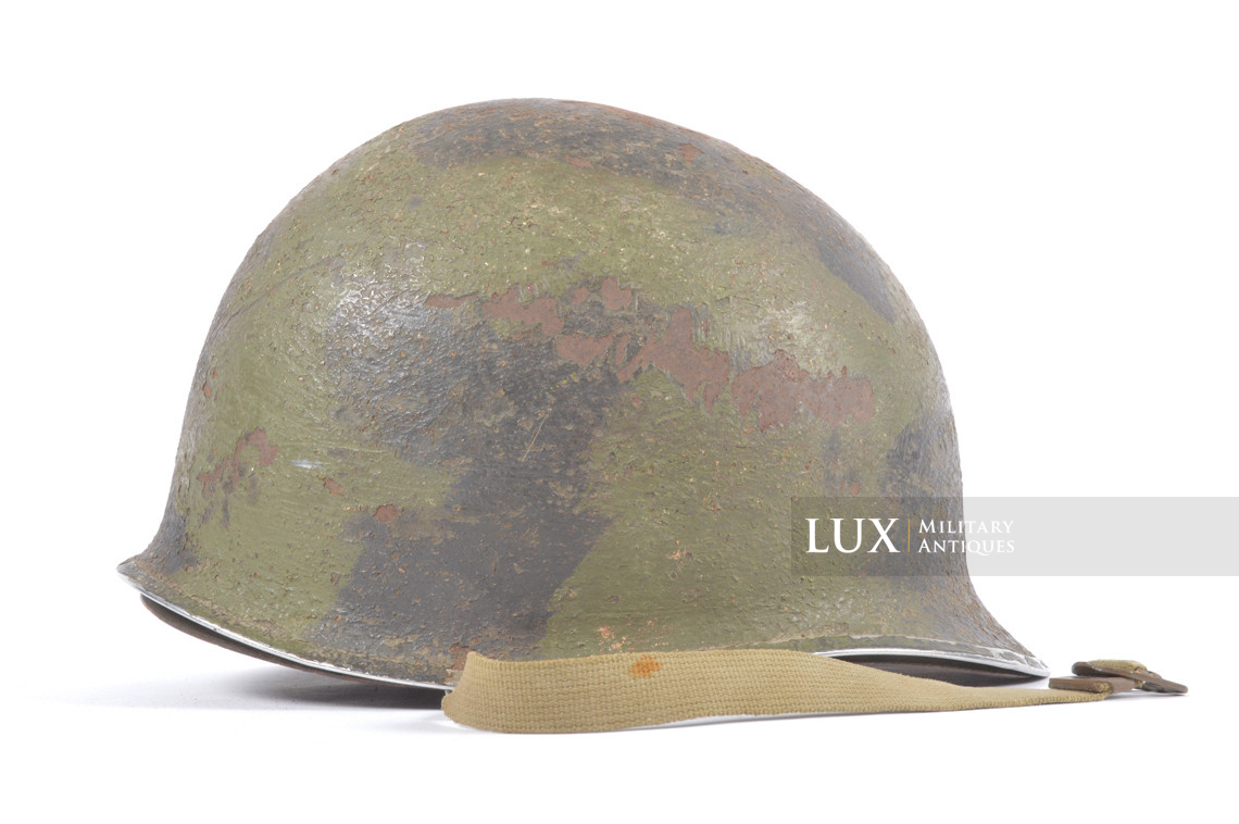 USM1 sawdust camouflage helmet, « Montebourg - Normandie » - photo 10