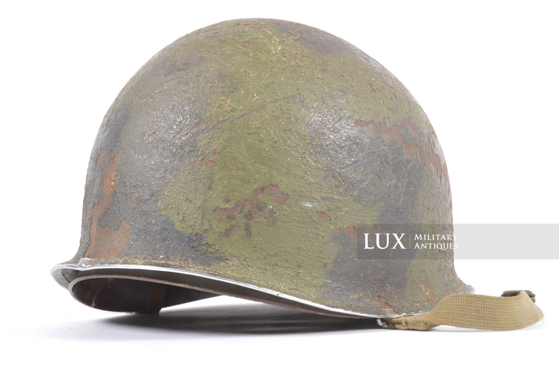 USM1 sawdust camouflage helmet, « Montebourg - Normandie » - photo 11