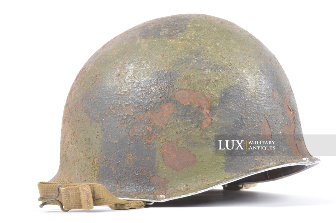 USM1 sawdust camouflage helmet, « Montebourg - Normandie » - photo 13
