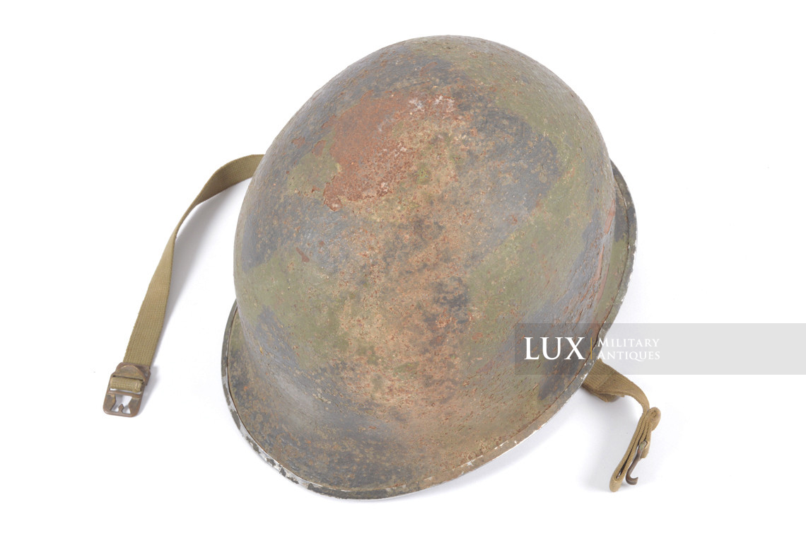 USM1 sawdust camouflage helmet, « Montebourg - Normandie » - photo 15