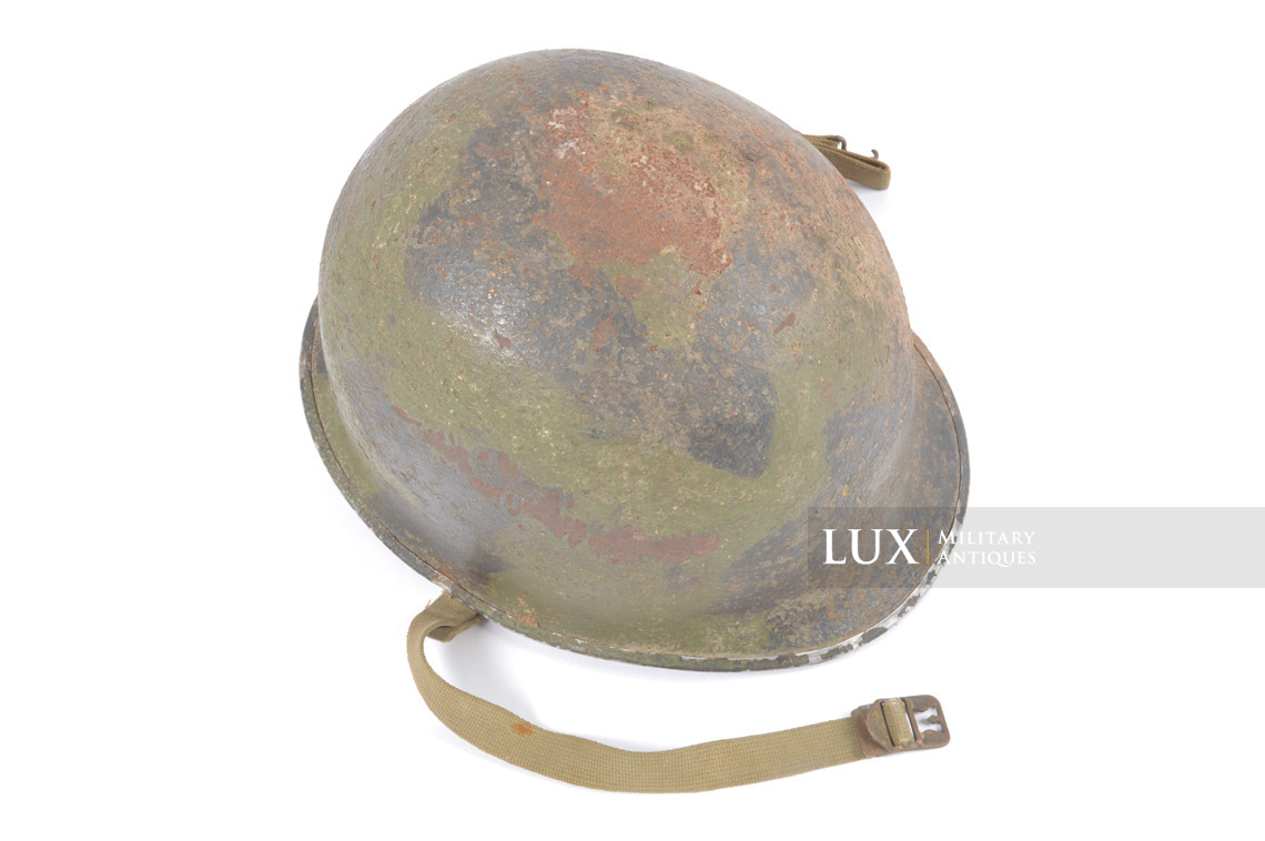USM1 sawdust camouflage helmet, « Montebourg - Normandie » - photo 16