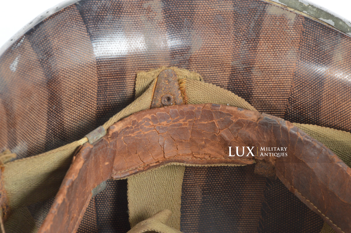 USM1 sawdust camouflage helmet, « Montebourg - Normandie » - photo 46