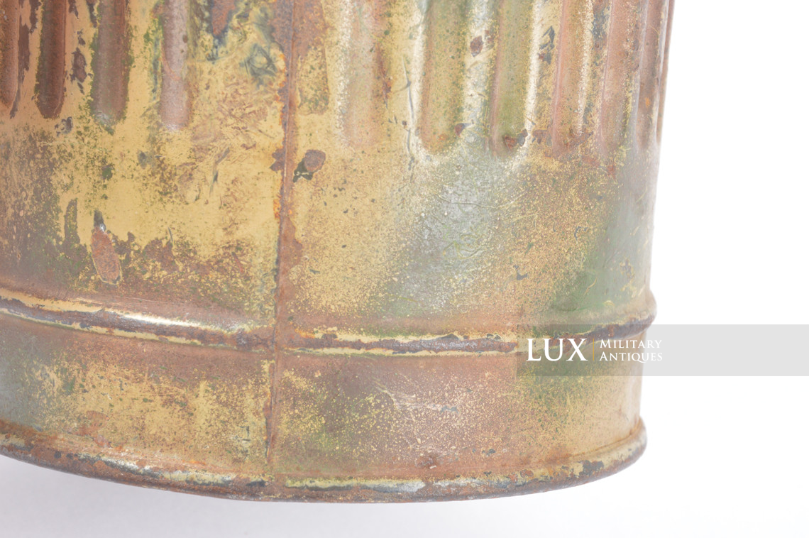 German three-tone camouflage gas mask canister, « Normandy » - photo 19