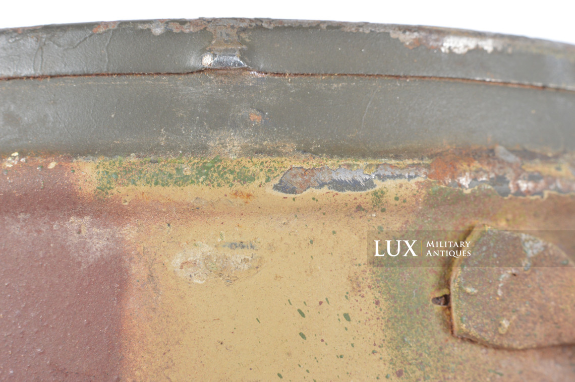 German three-tone camouflage gas mask canister, « Normandy » - photo 43