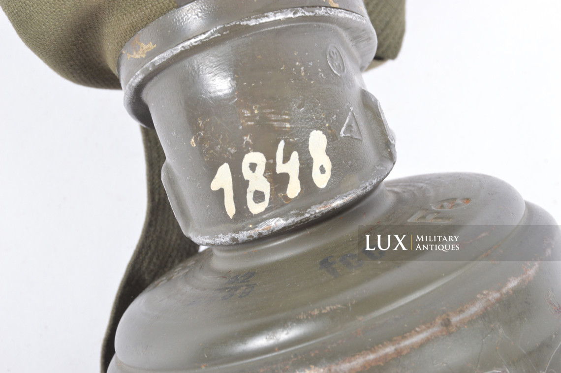 German three-tone camouflage gas mask canister, « Normandy » - photo 60