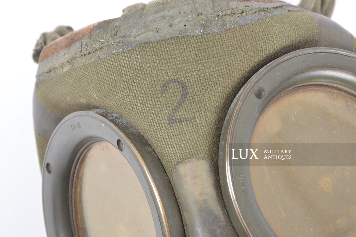German three-tone camouflage gas mask canister, « Normandy » - photo 61