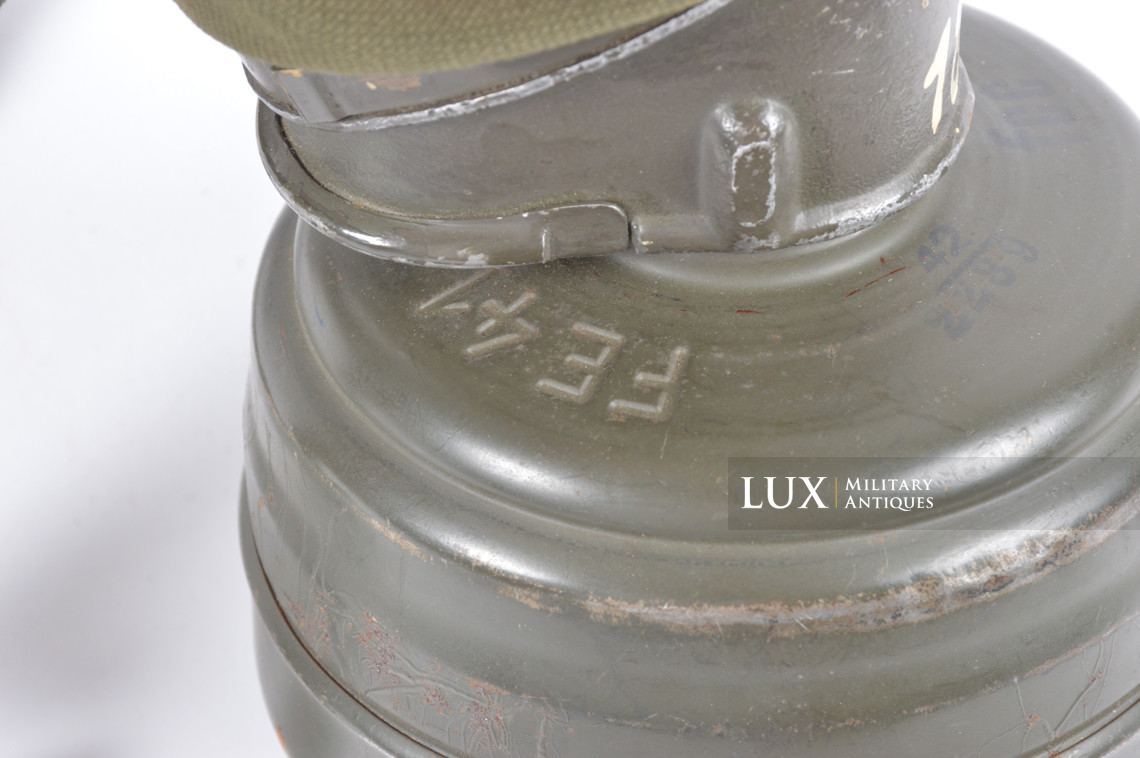 German three-tone camouflage gas mask canister, « Normandy » - photo 63
