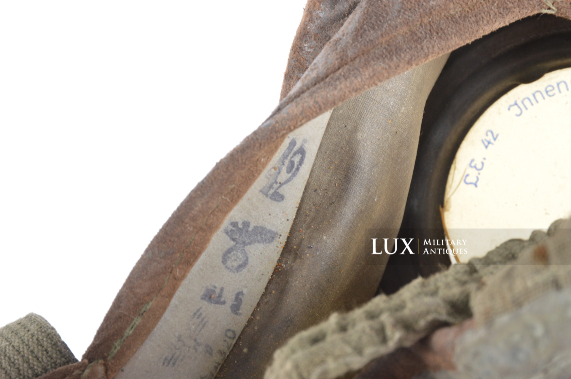 German three-tone camouflage gas mask canister, « Normandy » - photo 65